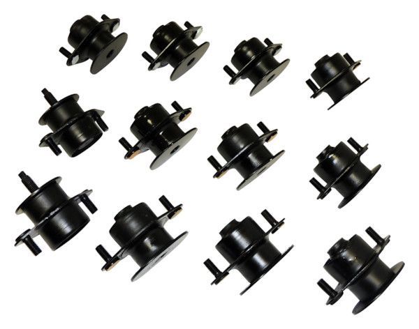 Jeep JK Wrangler Body Mount Kit FULL SET For All 4-Door Wranglers