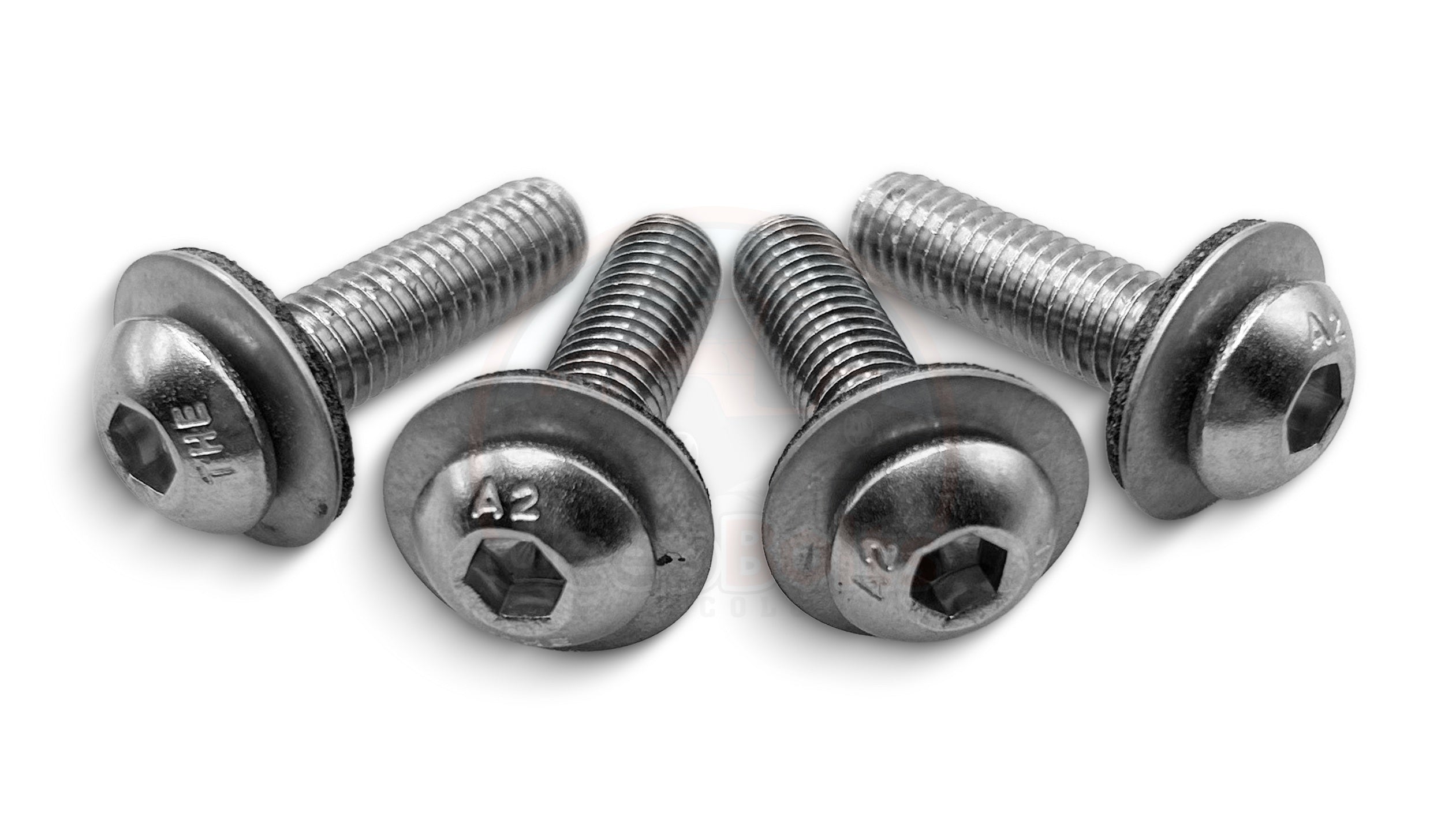 JK Jeep Wrangler Windshield Hinge 4 Rust Proof Stainless Steel Bolts - Regular - Replaces Mopar 06508517AA