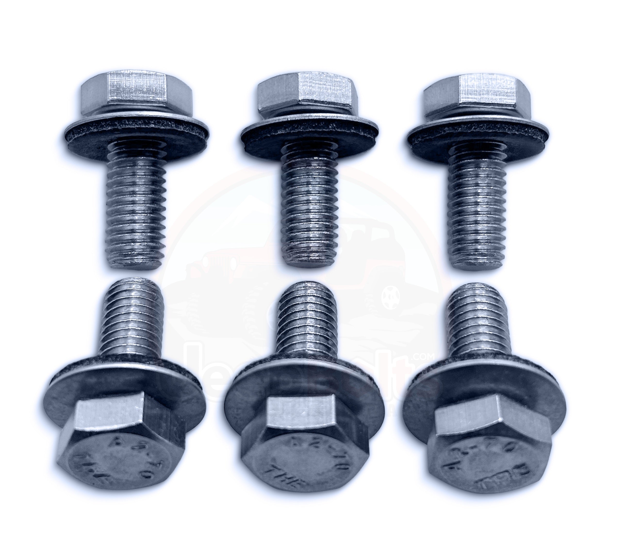 Jeep TJ & LJ Wrangler 12 Piece Fender Grill Mounting Bolts Rust Proof Stainless Set