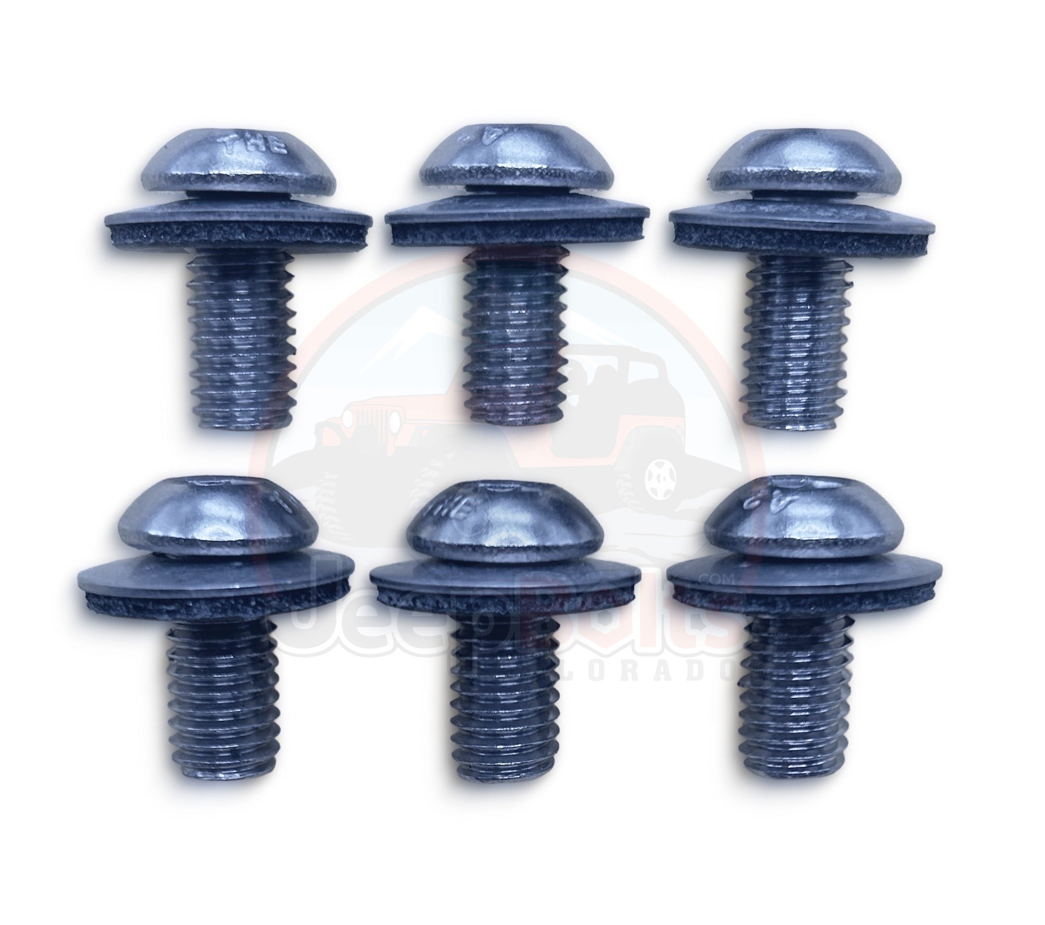 Jeep TJ & LJ Wrangler Hood Hinge Mounting Bolts Rust Proof 12 PC Stainless Set