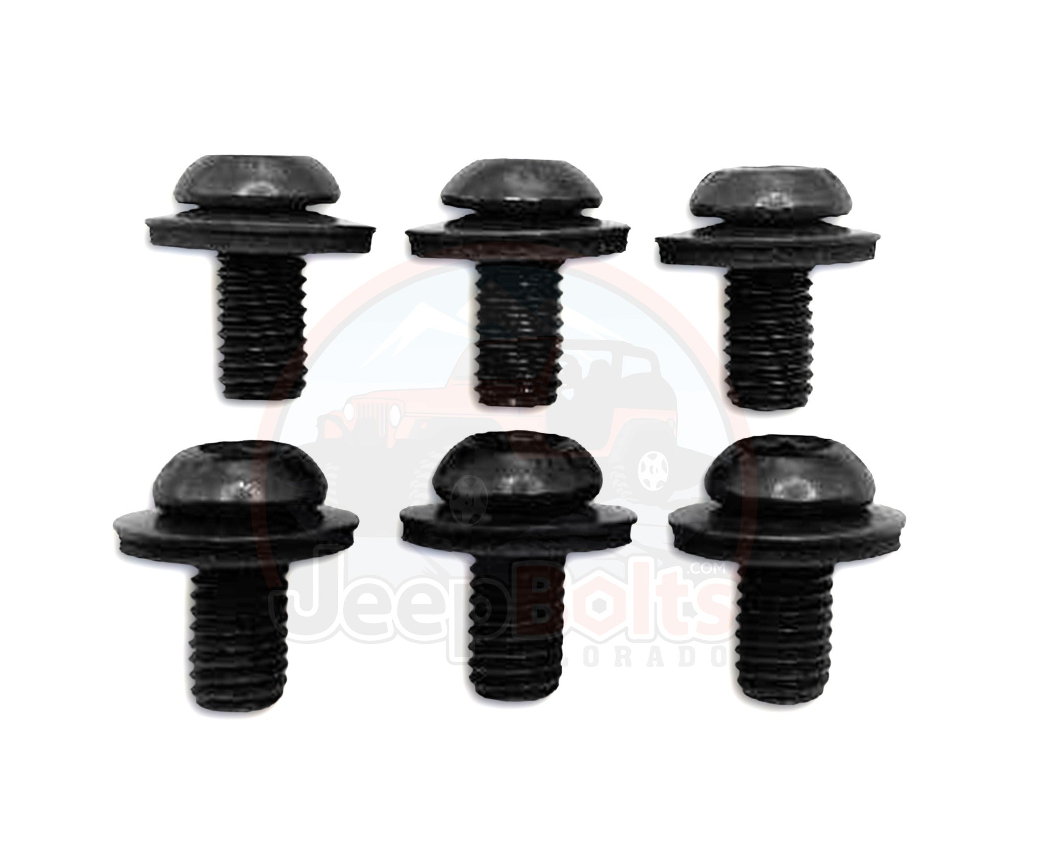 Jeep TJ & LJ Wrangler Hood Hinge Mounting Bolts Rust Proof 12 PC Stainless Set