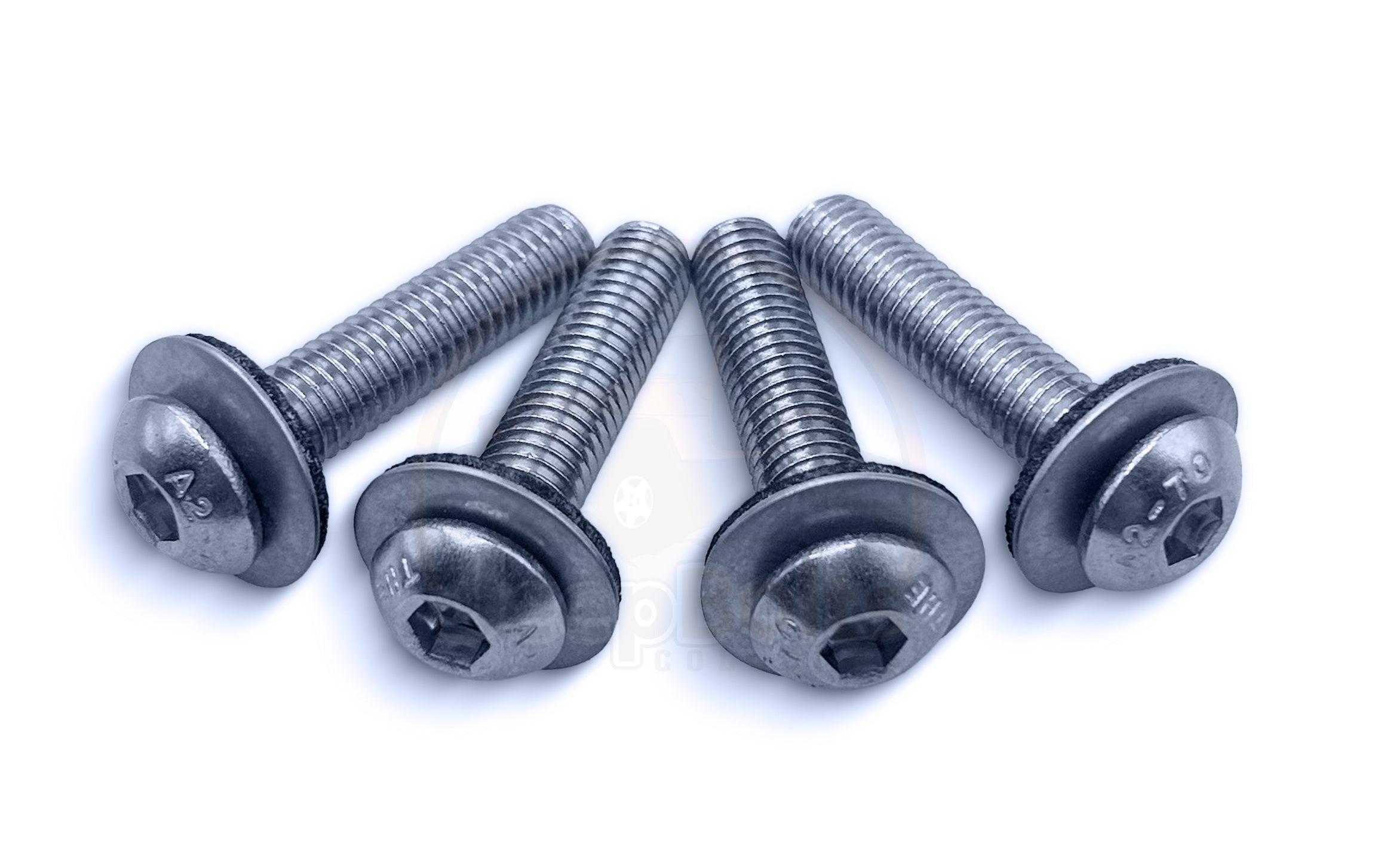 JK Jeep Wrangler Windshield Hinge 4 Replacement Rust Proof Stainless Steel Bolts Set - Long -  Replaces Mopar 06508517AA