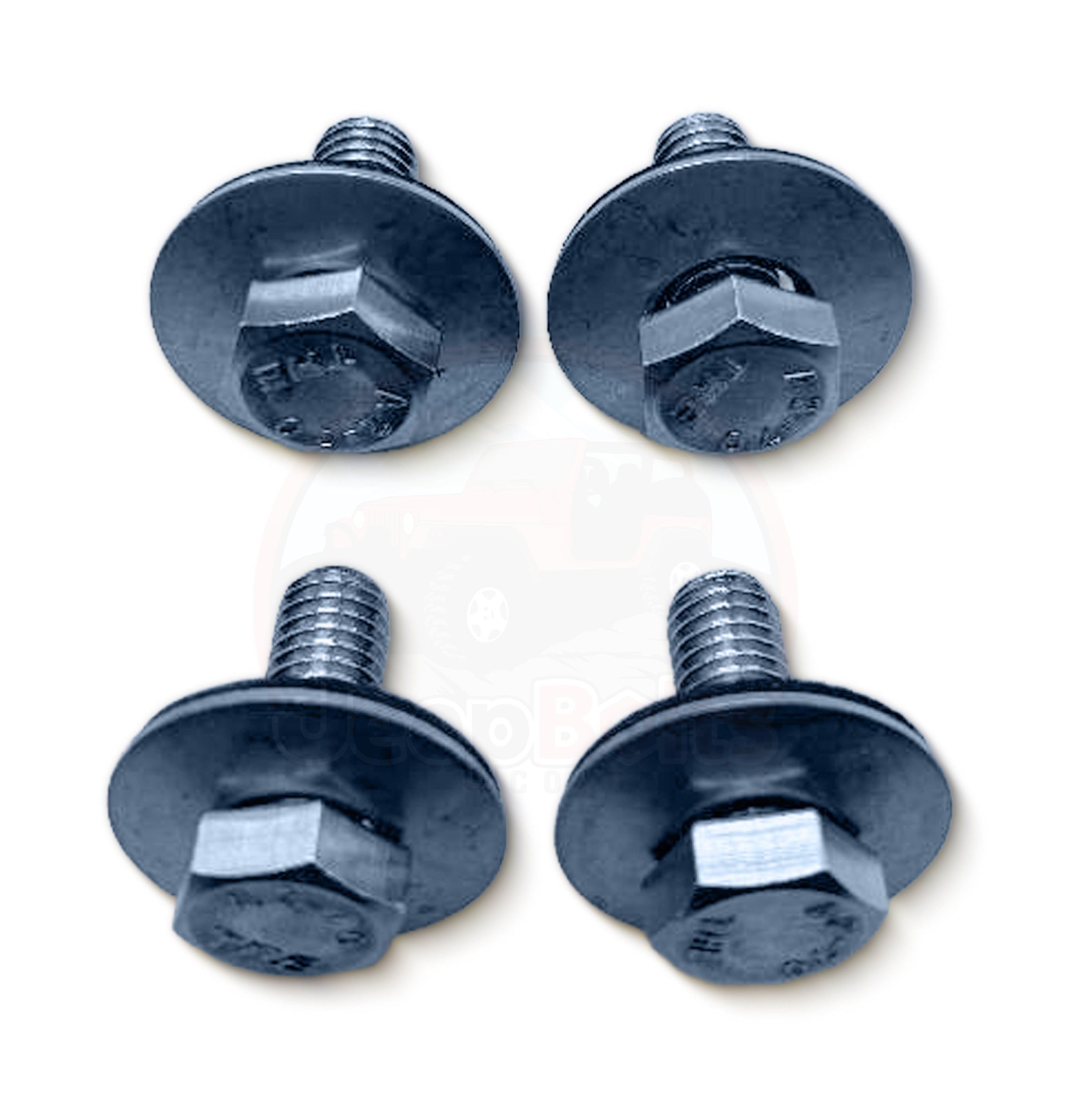 Jeep TJ & LJ Wrangler 8 Pc Fender L OD Firewall Mount Bolts Rust Proof Stainless Set