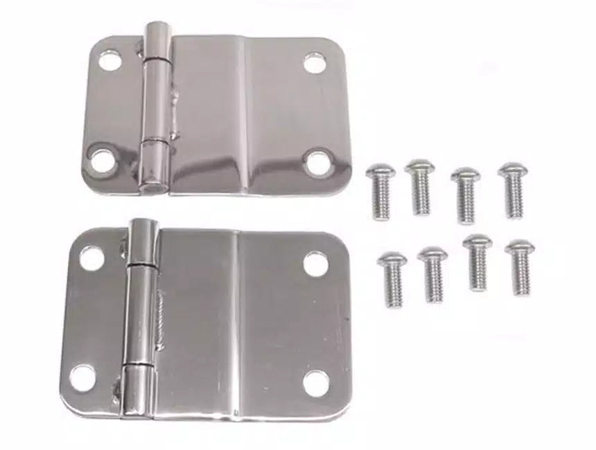 Rugged Ridge 1976-1986 CJ& & CJ5 Tailgate Hinges Jeep Stainless or Black