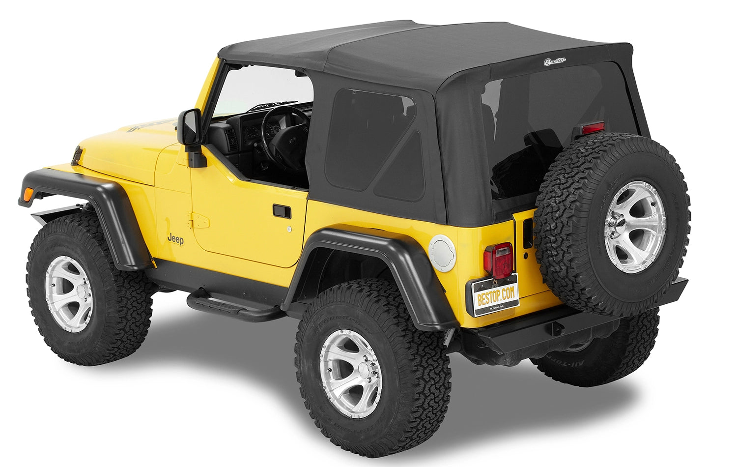TJ Wrangler Jeep Supertop Square Back Soft Top Bestop