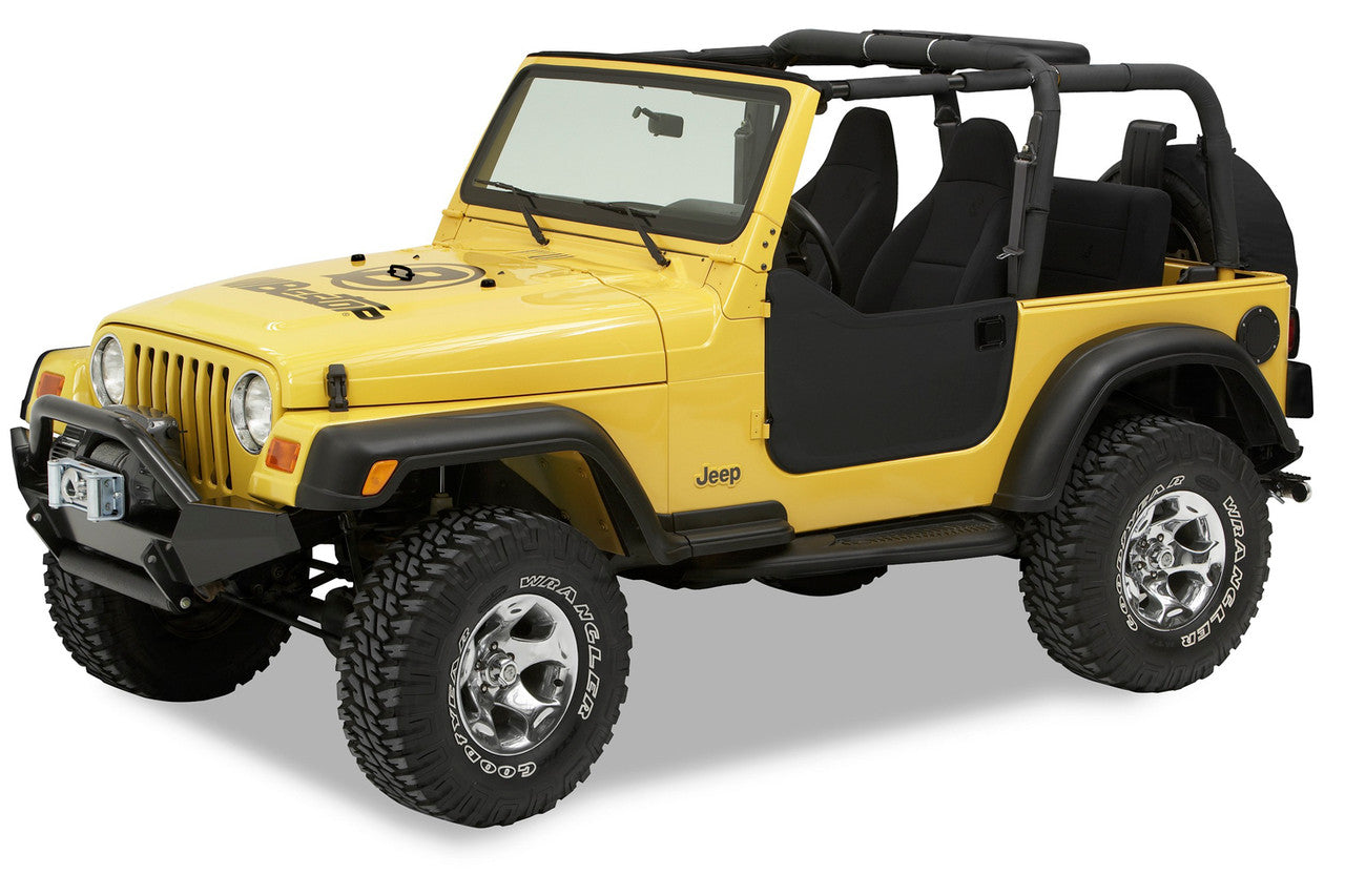 Lower Fabric Half Doors For TJ Wranglers
