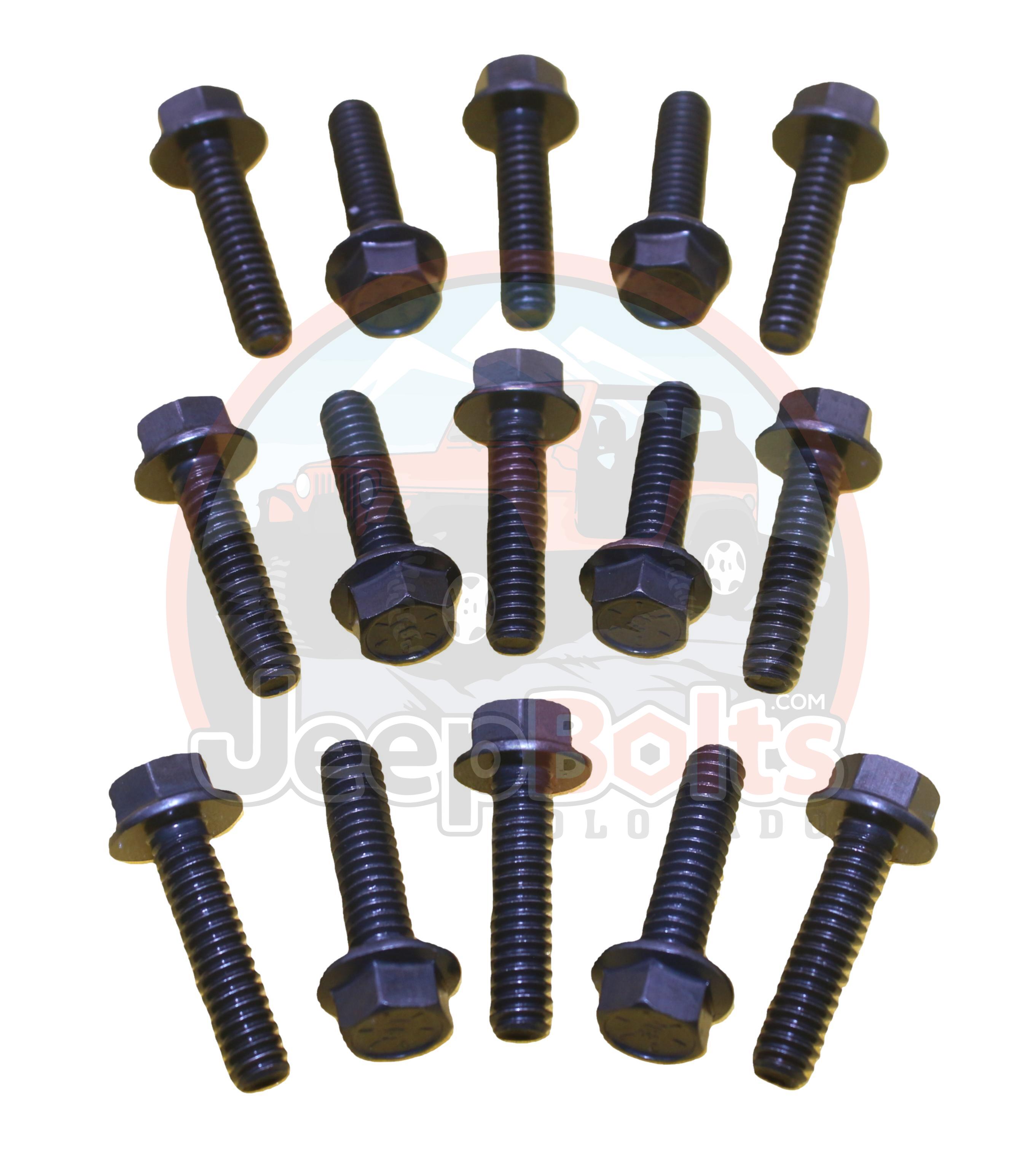 thumbnail image 2 of Region Offroad Black Oxide Valve Cover Bolt Kit For Jeep 4.0L (15-Piece, Grade 8) – Fits YJ, TJ, XJ, MJ, ZJ, WJ 2 of 4
