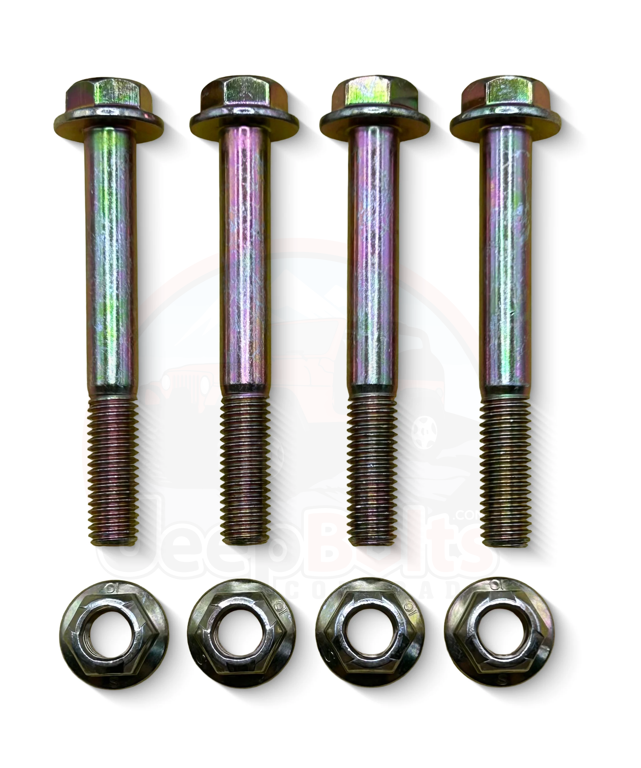 TJ & LJ Jeep Wrangler Control Arm Bolts - Front or Rear Upper - Set