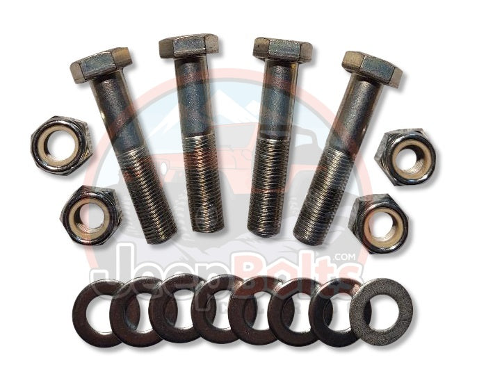 Jeep JK Wrangler Replacement Track Bar Bolts - Front, Rear or Set - Replaces Mopar Parts 6104263AA, 6104719AA, and 6508593AA