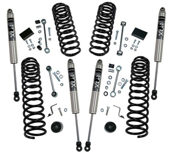 JL Wrangler 2.5 inch 4-Door SuperLift Lift Kit - Dual Rate Springs - Select Shocks