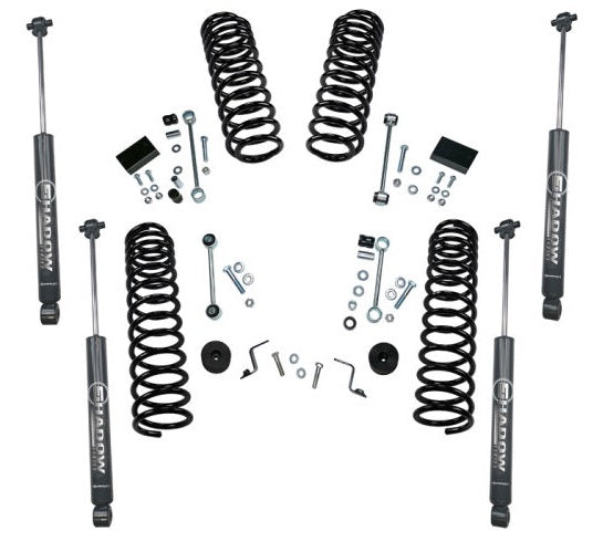 JL Wrangler 2.5 inch 2-Door SuperLift Lift Kit - Regular Springs - Select Shocks