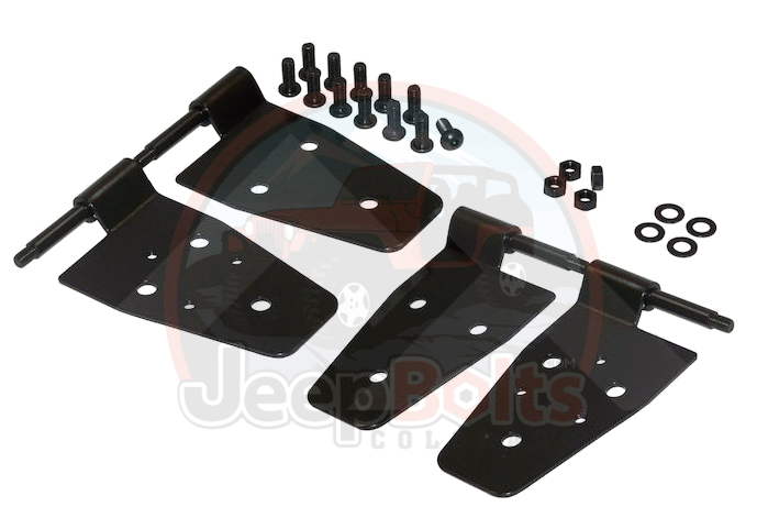 Jeep YJ Wrangler Half Door Hinges Set Stainless Steel