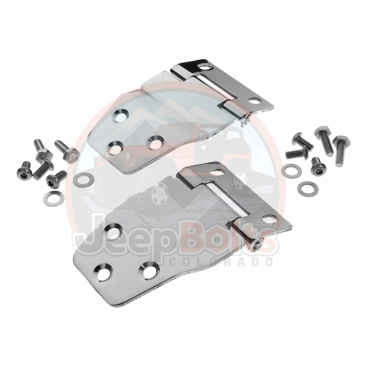 Jeep CJ7 Liftgate Hinges Set Stainless Steel