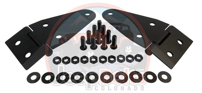 Jeep CJ5 CJ6 CJ7 CJ8 Hood Hinges Set Stainless Steel or Black Stainless Steel