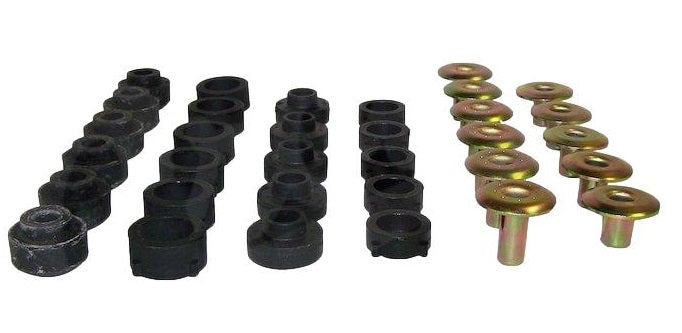 Jeep TJ Wrangler FULL Body Mount Kit (bolts not included)