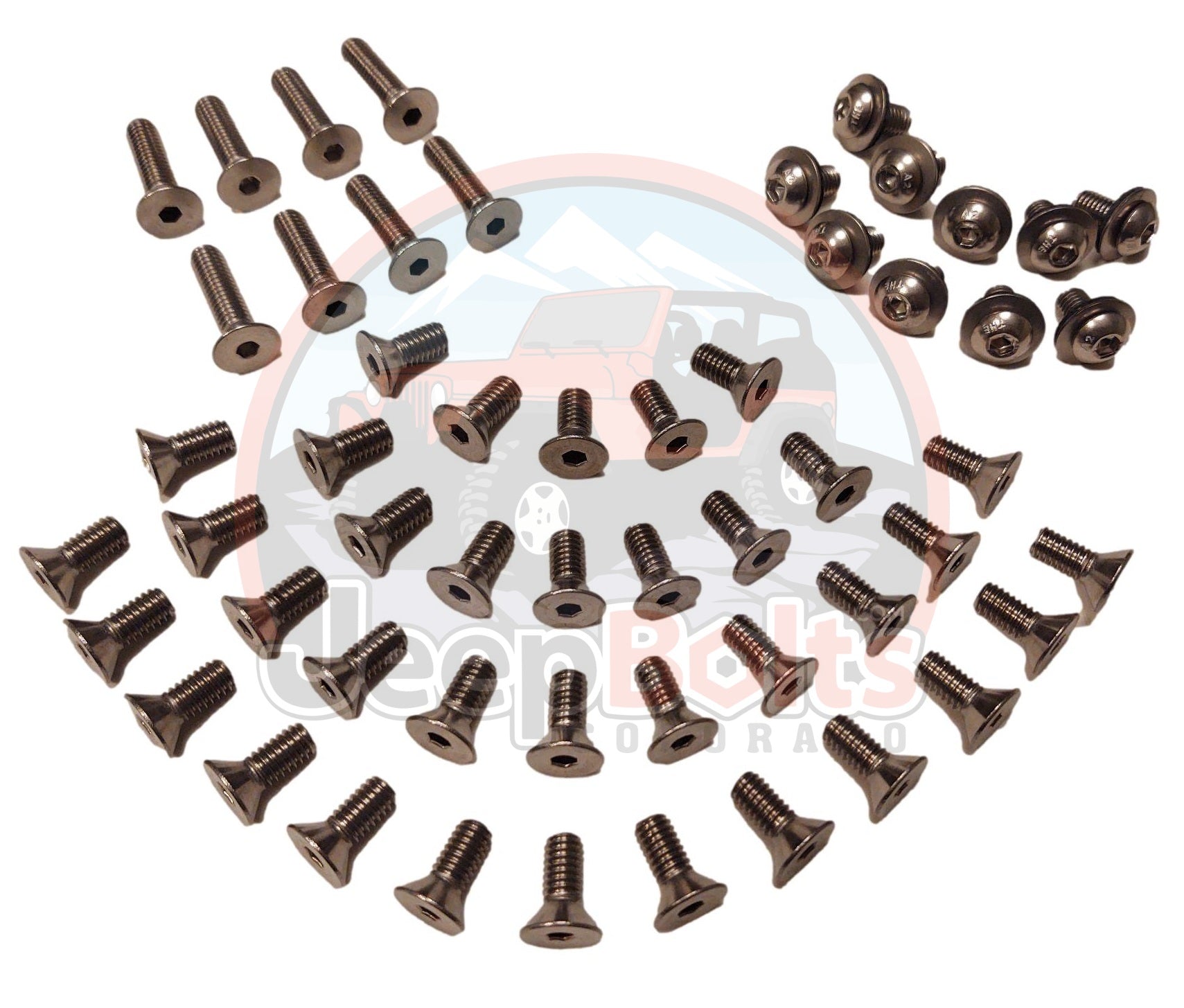 YJ Jeep Wrangler Full Replacement Bolt Set Rust Proof Stainless Steel Bolts