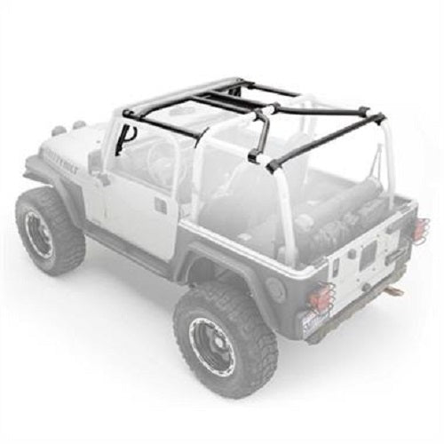 Smittybilt SRC Roll Cage Kit, 2010-2018 2-Door JK Wrangler - 7-Piece - 76903
