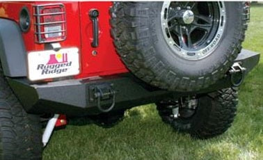 Rugged Ridge Rear Modular XHD Bumper with D-rings Mounts - RUG 11546.20