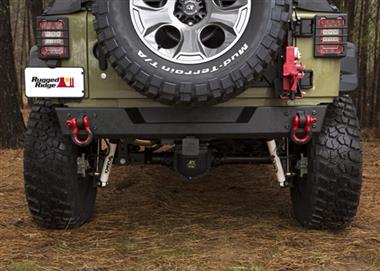 Rugged Ridge Spartan Rear Bumper - RUG 11548.21