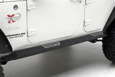 Smittybilt XRC Armor Rock Guards with Step Unlimited 4-Door - S/B 76889