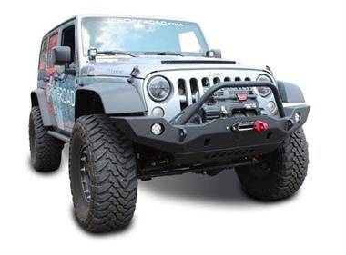 JCR Offroad Vanguard Full Width Front Winch Bumper - JCRJKFV-T-PC