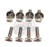 JK Wrangler Jeep Bolts - Jeep JK Wrangler Hood Hinge Bolt Set Rust Proof 12 Pc Stainless FULL Set