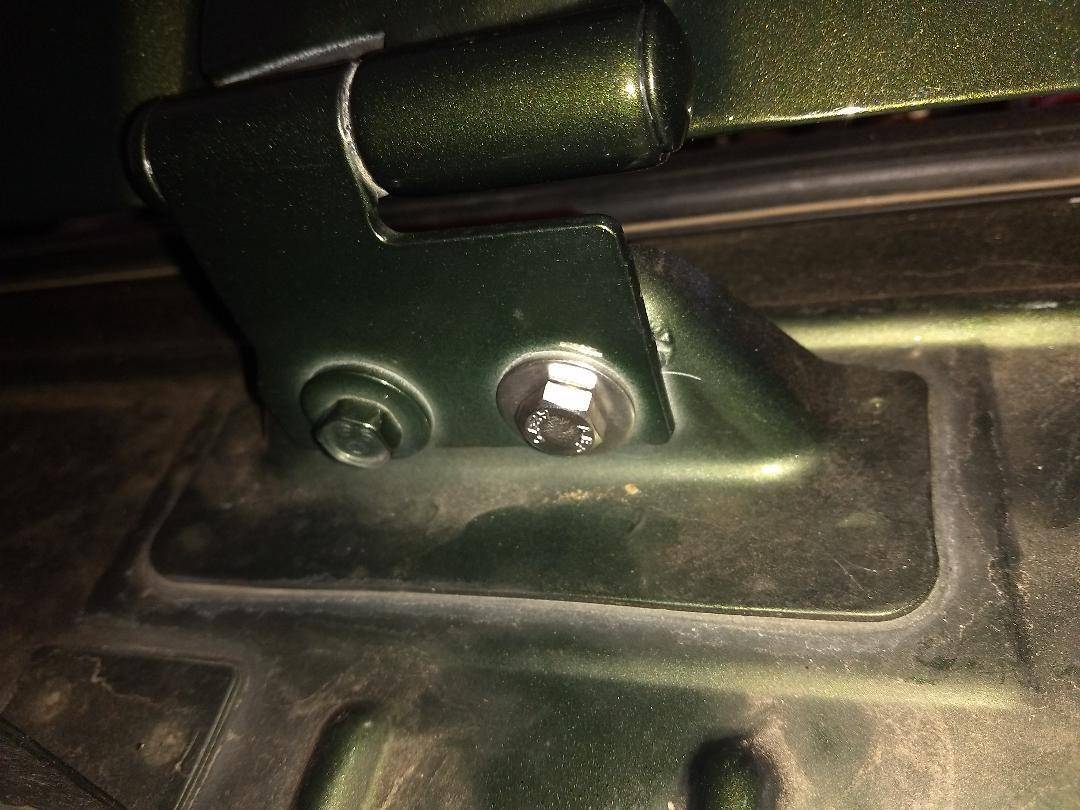 JK Wrangler Jeep Bolts - Jeep JK Wrangler Hood Hinge Bolt Set Rust Proof 12 Pc Stainless FULL Set