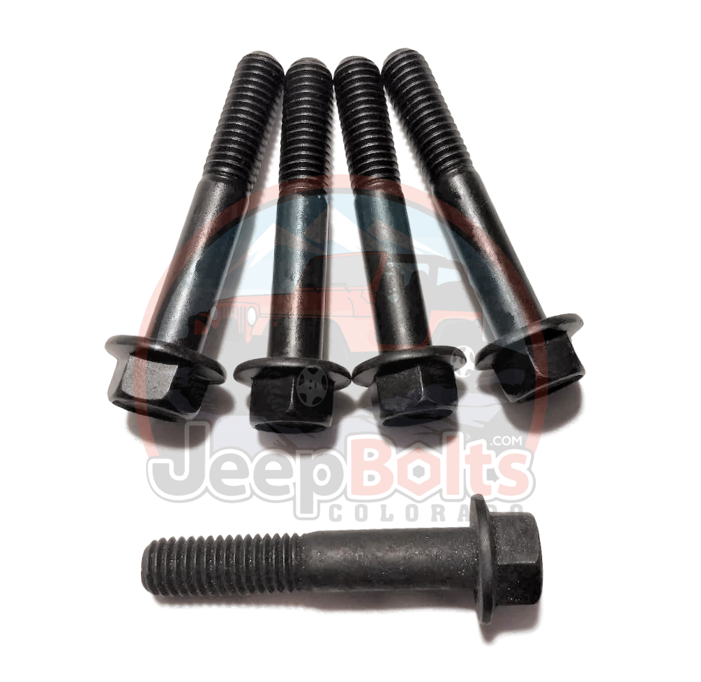 YJ Jeep Wrangler Body Mount Bolts - FULL SET - 11 Grade 8 "Beefy Bolts"