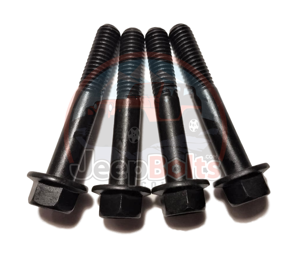TJ Jeep Wrangler Body Mount Bolts - Rear Frame & Mid-Brace - 4 Grade 8
