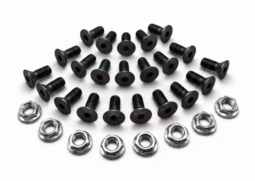 CJ Jeep Windshield hinge 22 piece Set Rust Proof Stainless Steel Bolts