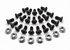 CJ Jeep Windshield hinge 22 piece Set Rust Proof Stainless Steel Bolts