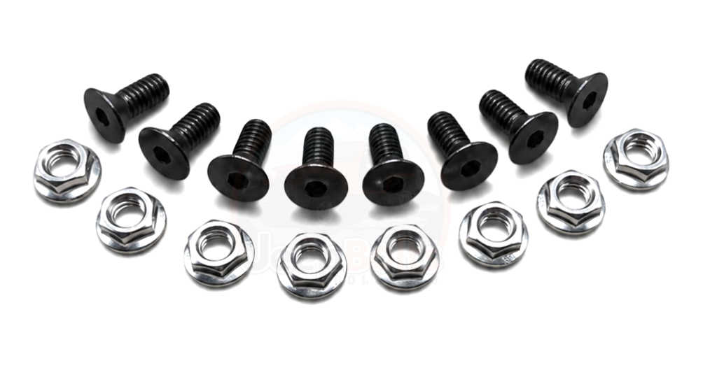 CJ Jeep Series Windshield Door Hinge 8 Rust Proof Stainless Steel Bolts
