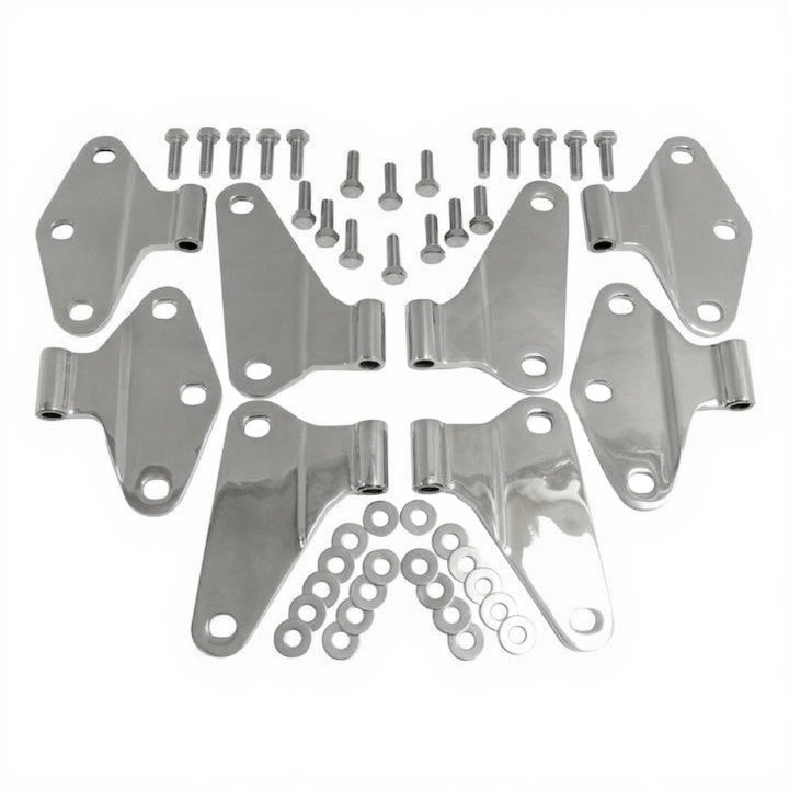 2007-2018 Jeep JKU Wrangler Full Inner Door Kit - Rust Proof Steel