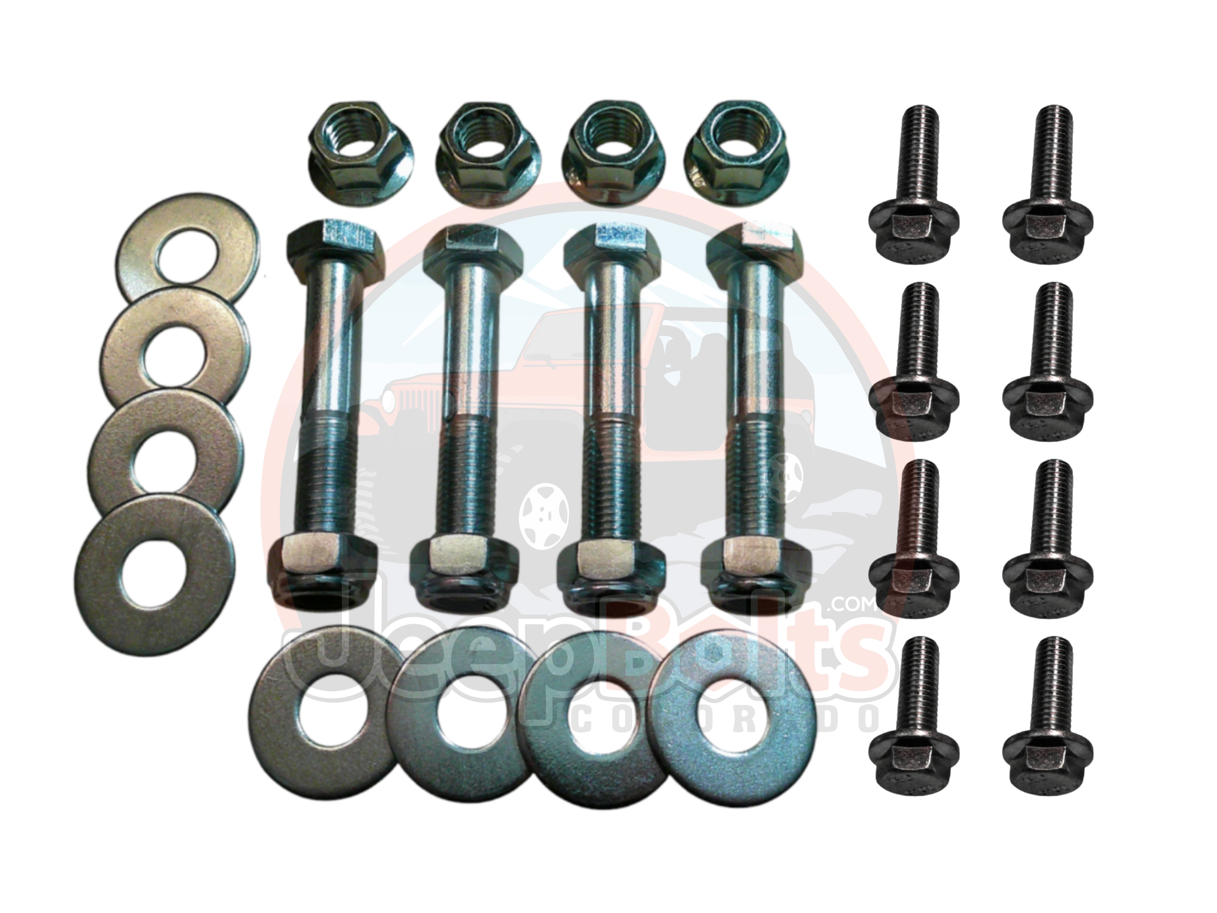 Jeep Wrangler JL JLU 18-25 Full Set Sway Bar End Link & Bracket Bolts