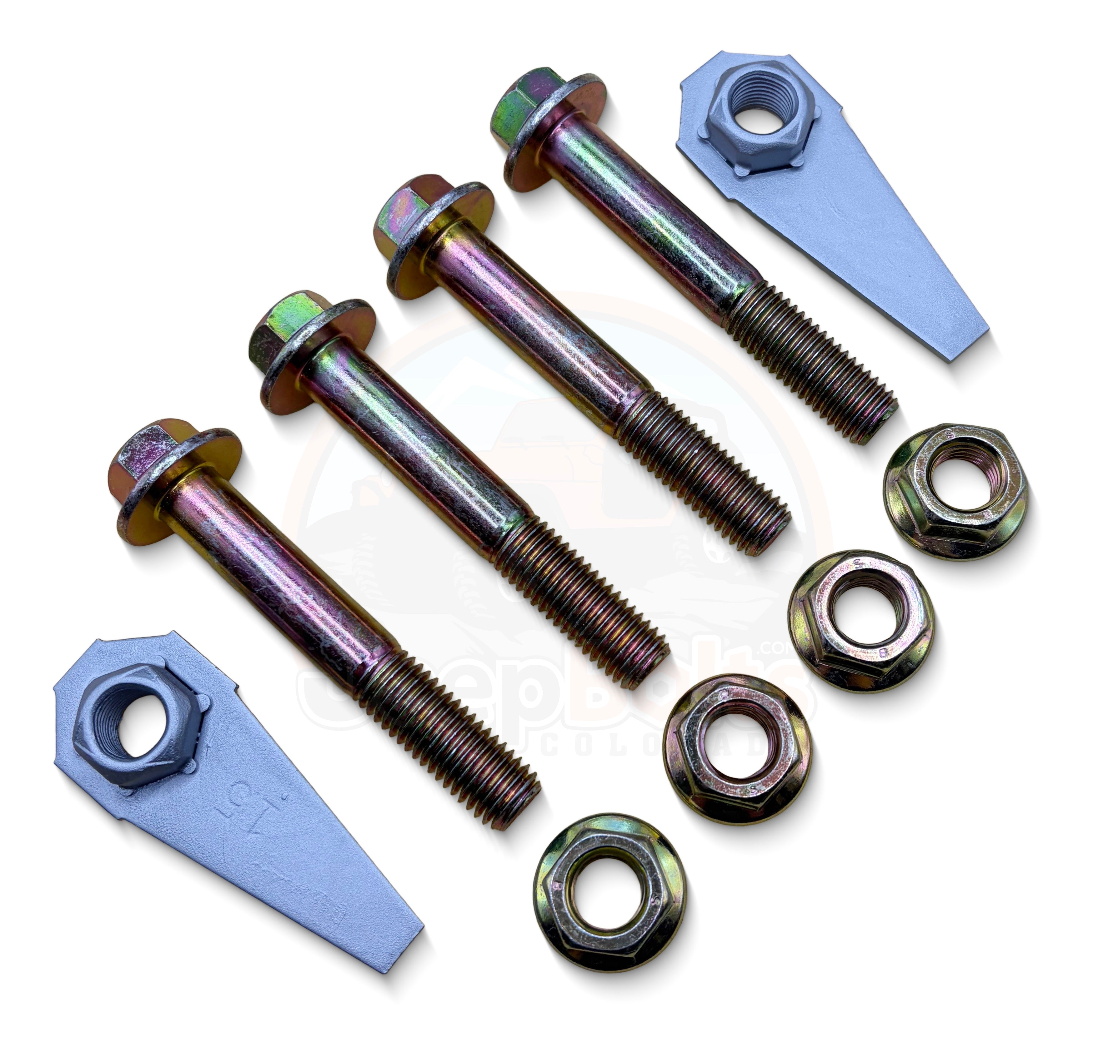 Jeep JK & JKU Wrangler Replacement Track Bar Bolts - Front, Rear or Set - Replaces Mopar Parts 6104263AA, 6104719AA, and 6508593AA