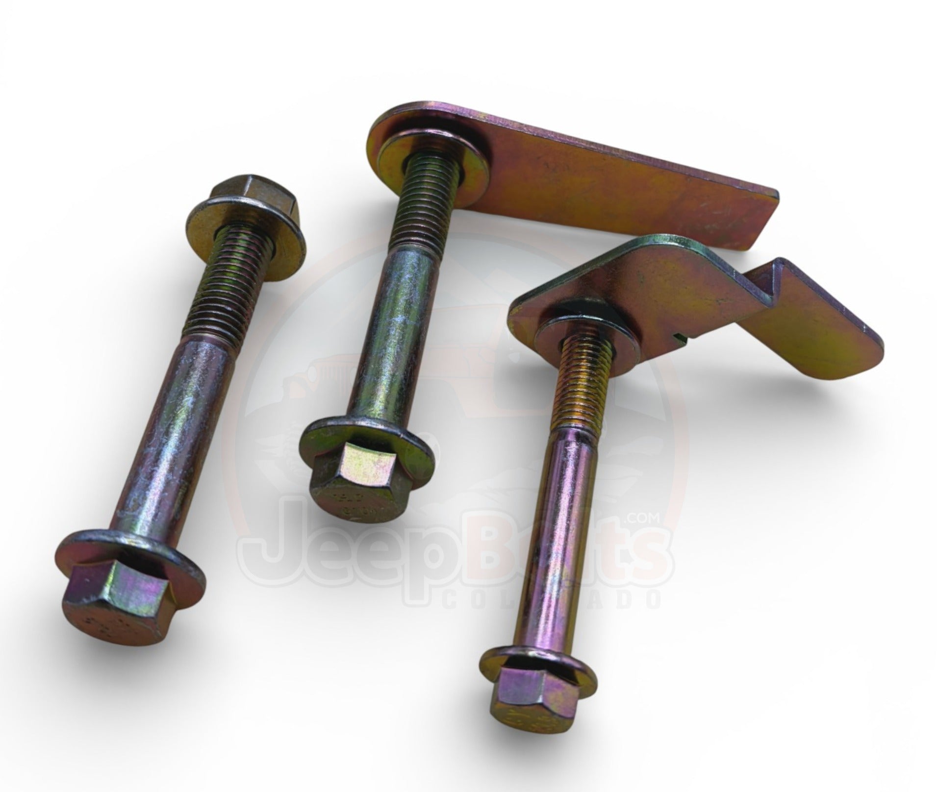 Extreme Upgrade Jeep TJ Wrangler Laser Weld Track Bar Bolts - Front, Rear or Set - Replaces Mopar Parts 6505549AA, 34202640, 34201927 or 34201492