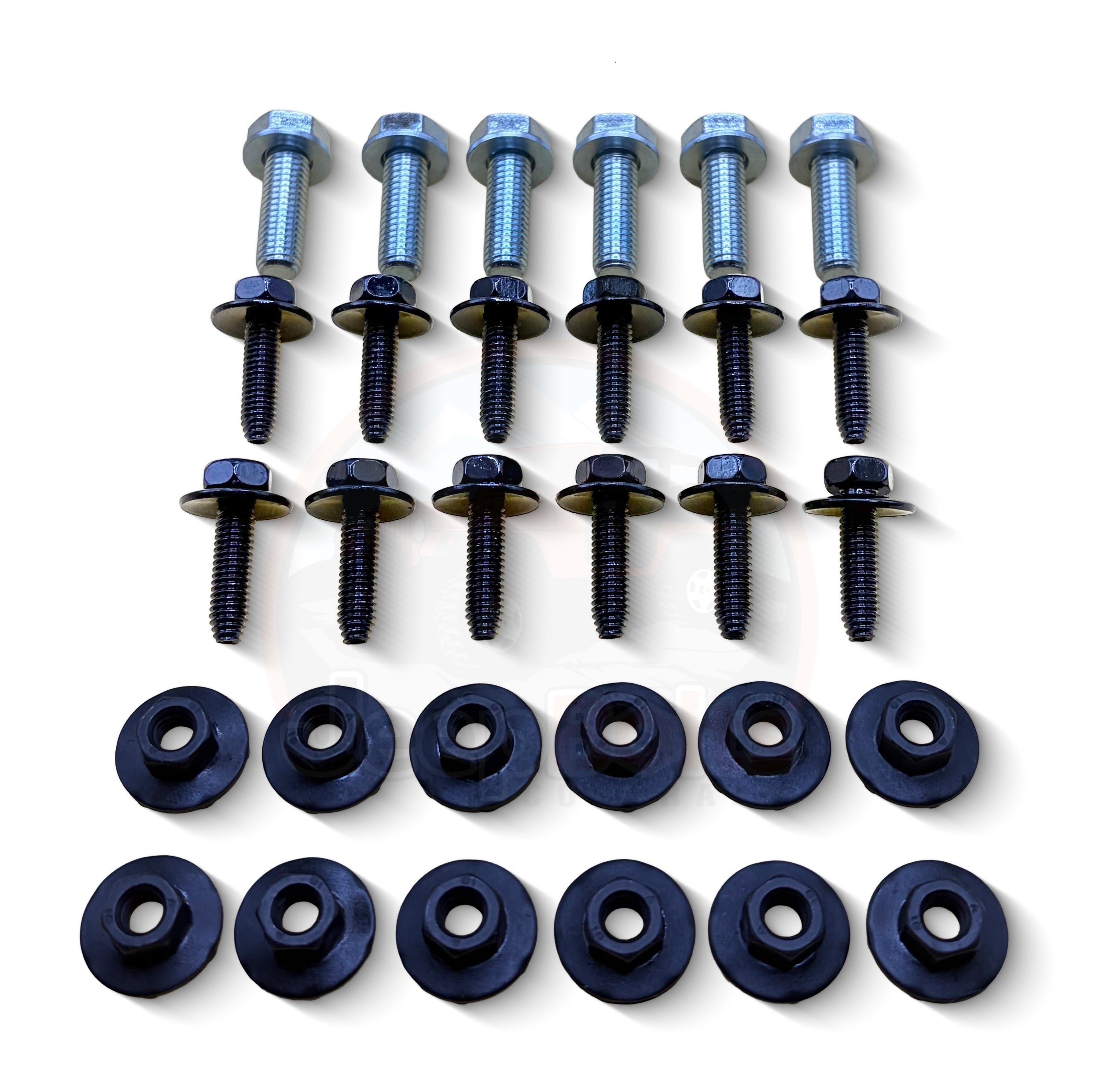Fits Jeep Wrangler JK JL 07-25 Trailer Hitch Nuts for use with bolts 6104246AA Fits Jeep Wrangler JK JL 07-25 Trailer Hitch Nuts for use with bolts 6104246AA