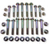 2007-2018 JK JKU Jeep Wrangler Control Arm Bolts - Complete Set - Replaces 6104243AA, 6508592AA, 6104718AA, 6512063AA, 6104719AA, 6104719AA, 6504238, 6504236AB, 6102251AA. for complete set