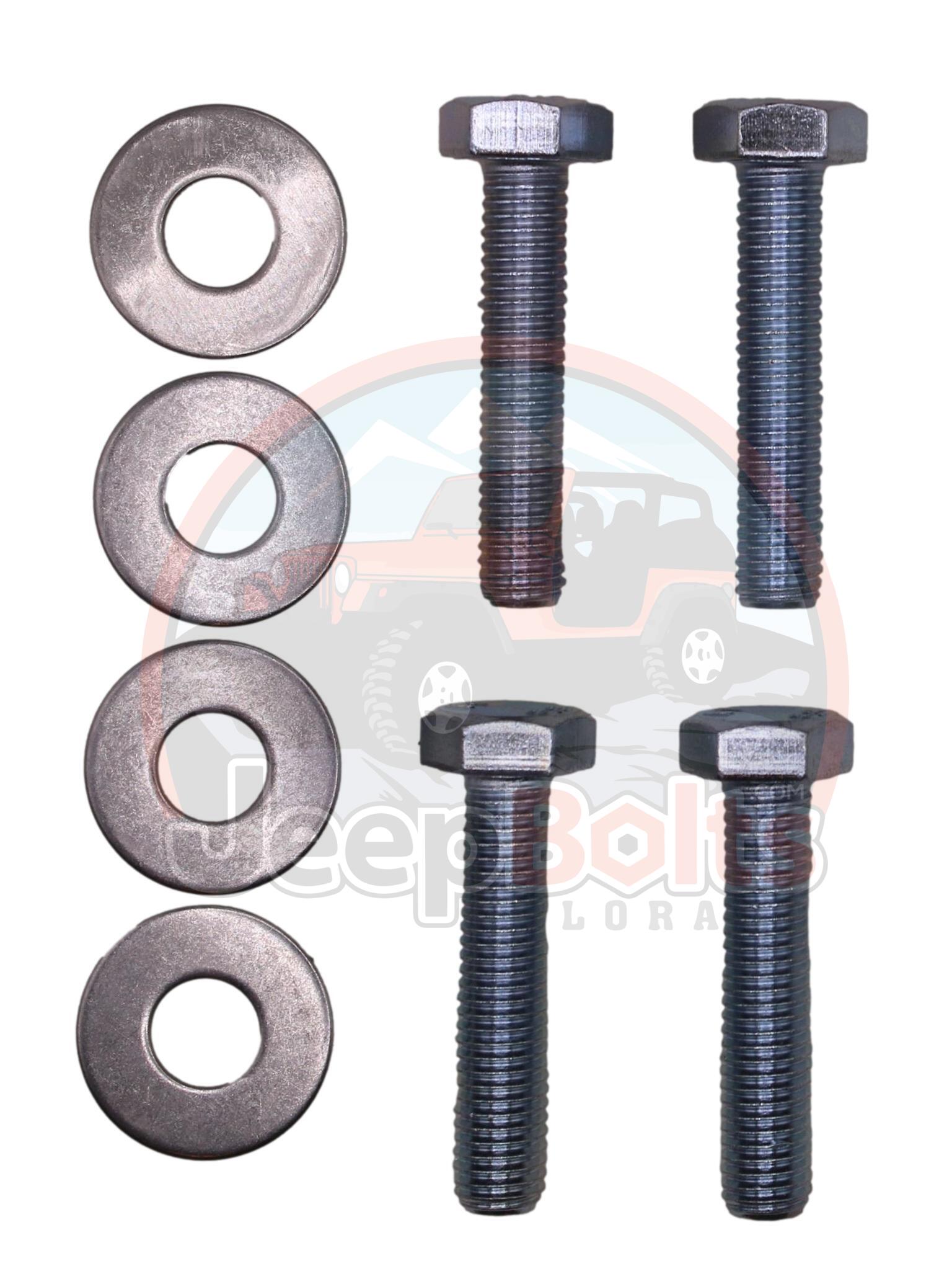 JL Jeep Wrangler FRONT Seat Bolts - 4 Bolts to hold in seats - SET