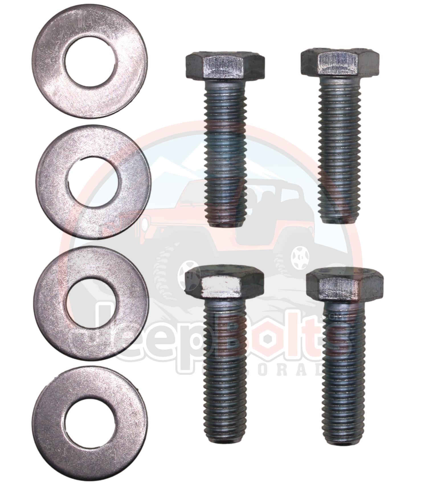 JL Jeep Wrangler FRONT Seat Bolts - 4 Bolts to hold in seats - SET