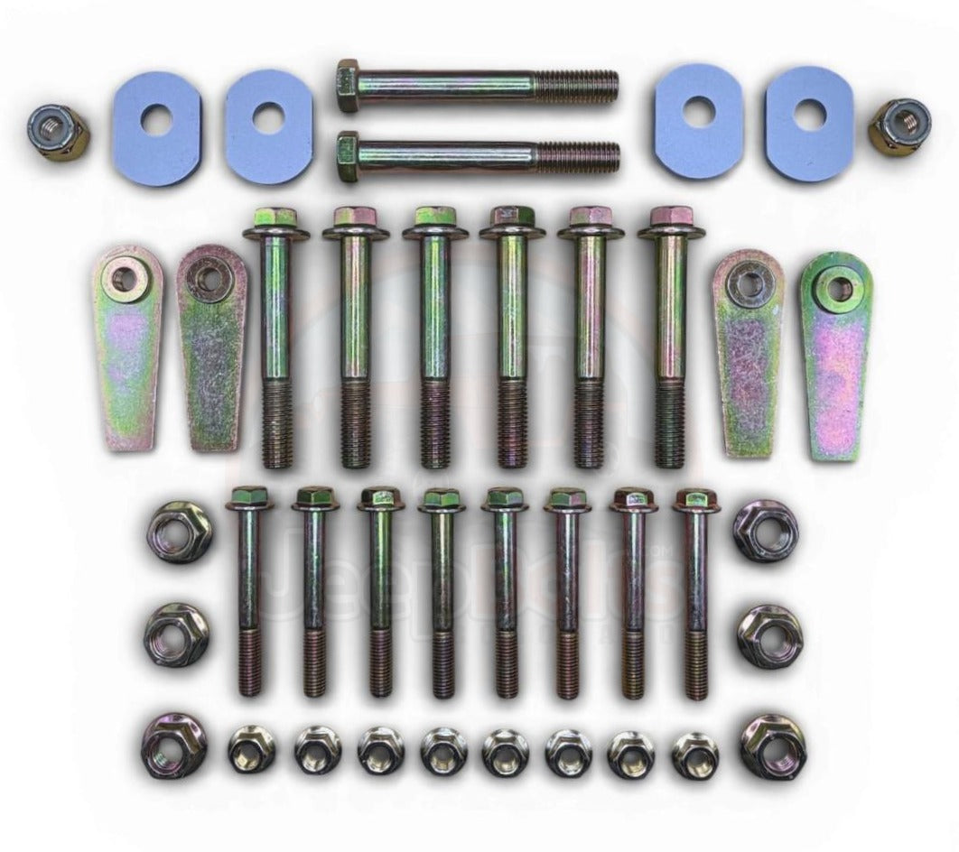 TJ & LJ Jeep Wrangler Control Arm Bolts - Complete Set