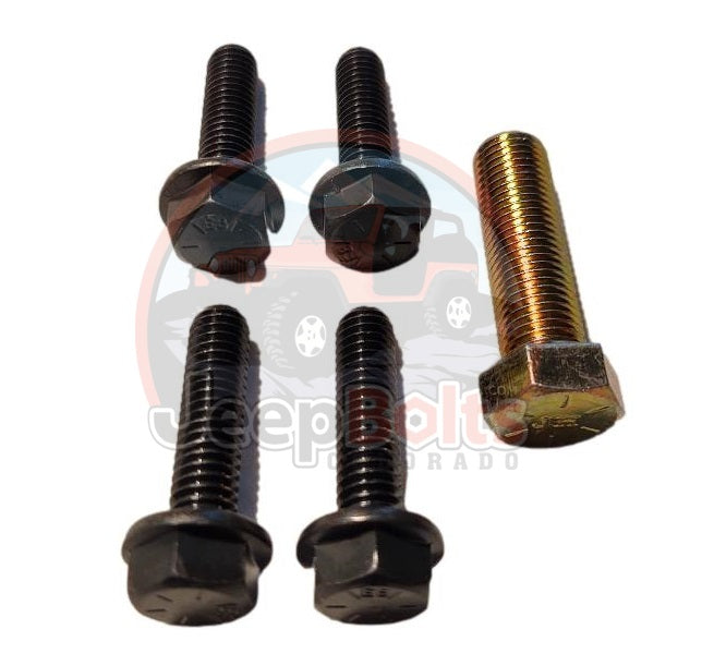TJ & LJ Jeep Wrangler FRONT Seat Bolts - 4 Bolts to hold in seats - SET