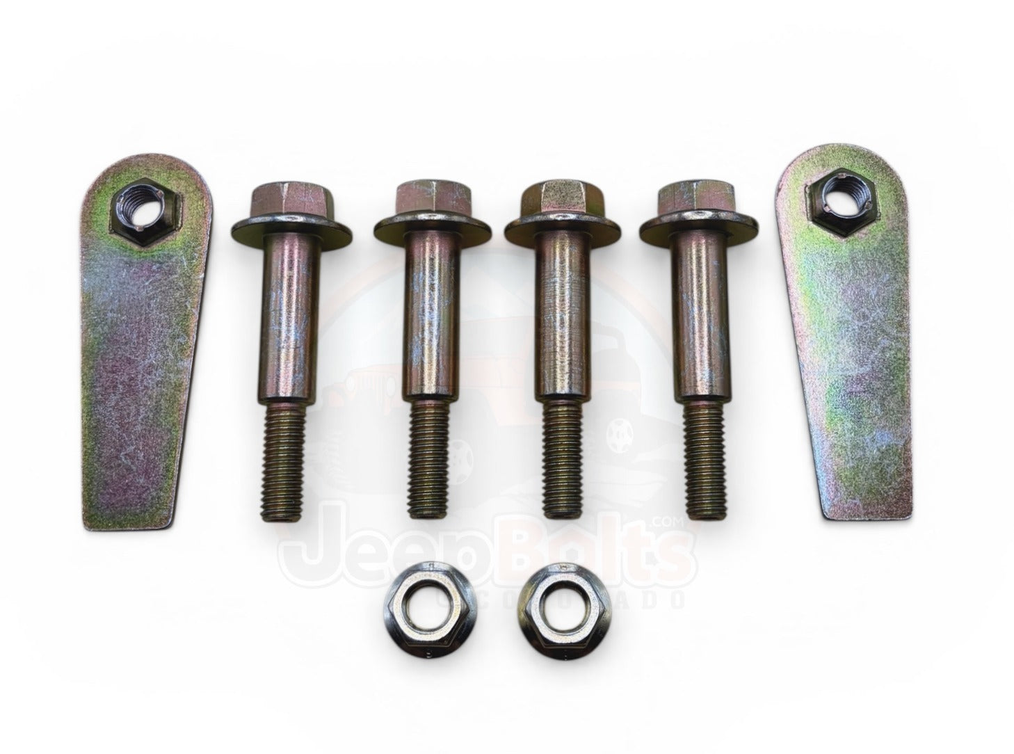 97-06 TJ LJ Jeep Wrangler Rear Sway Bar End Link Bolts w/ Flag Nuts