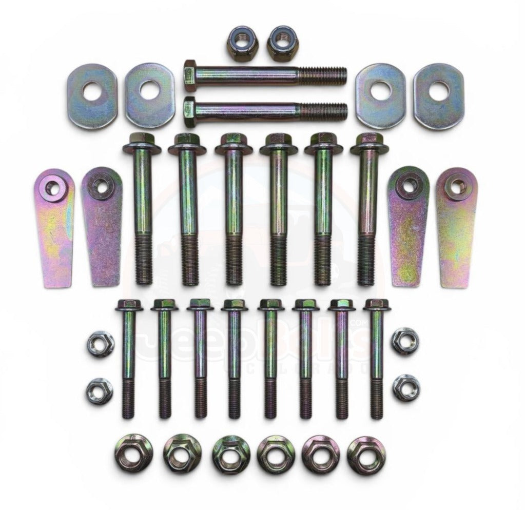 TJ & LJ Jeep Wrangler Control Arm Bolts - Complete Set