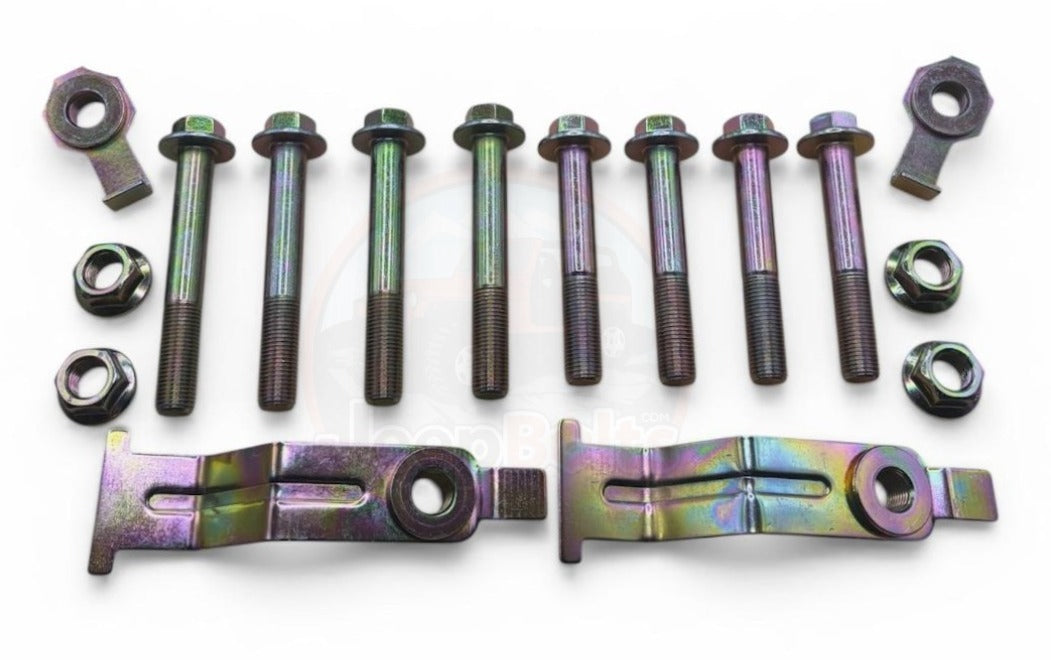 2007-2018 JK JKU Jeep Wrangler Rear UPPER & Lower Control Arm Bolts - Complete Set