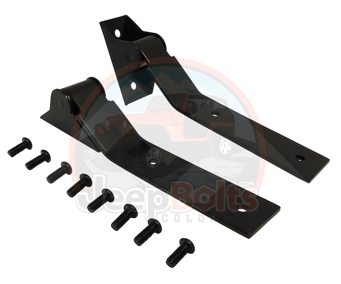 Jeep YJ Wrangler Tailgate Hinges Set Stainless Steel