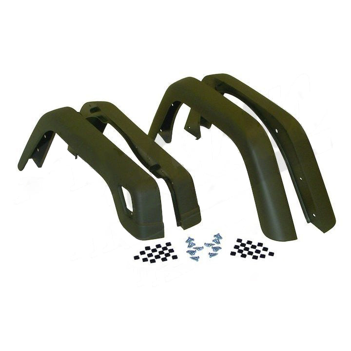 Jeep TJ Wrangler Replacement Fender Flare Kit 4-Piece