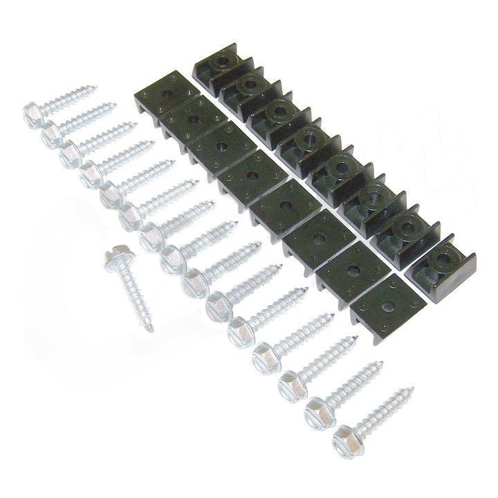 YJ Replacement Fender Hardware Kit Front